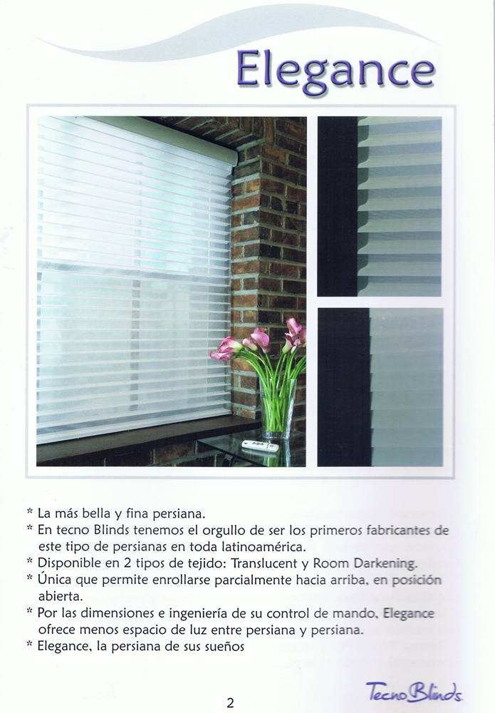 Persianas Elegance Tecnoblinds