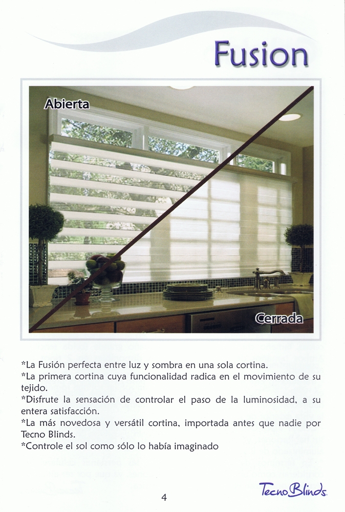 Persianas Fusion Tecnoblinds