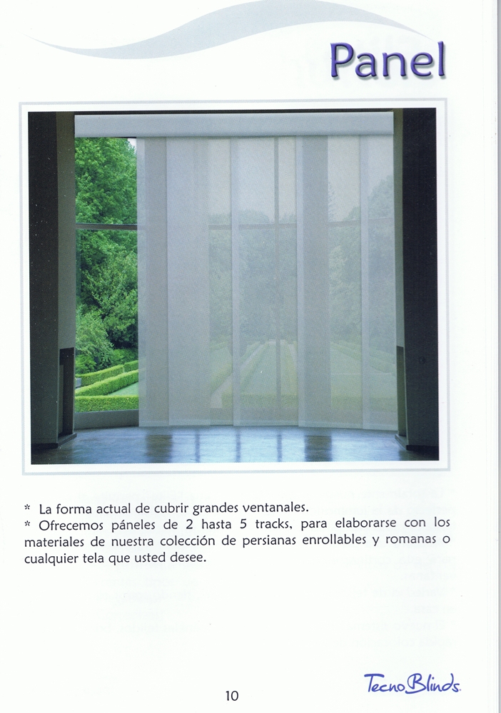 Persianas Tipo Panel Tecnoblinds