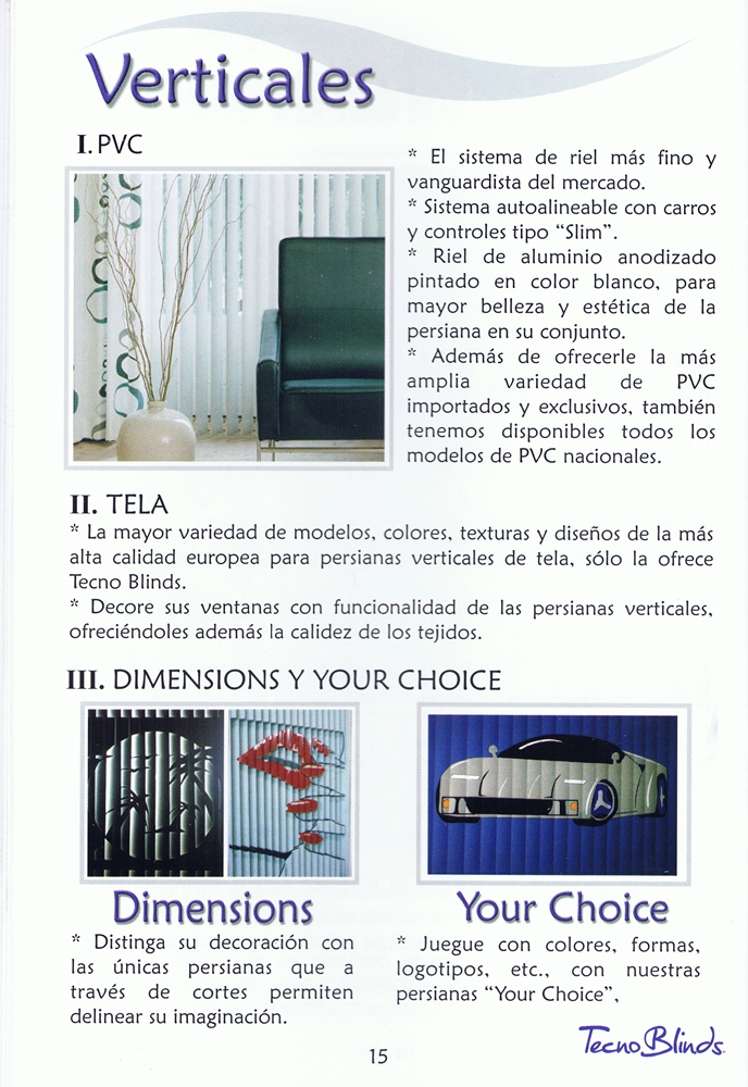 Persianas Verticales Tecnoblinds